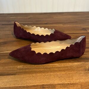 Adrienne Vittadini suede flats
